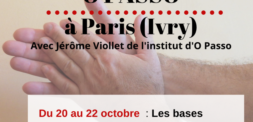 Stage Paris octobre 26